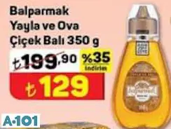 BALPARMAK YAYLA VE OVA ÇİÇEK BALI 350 G BALPARMAK YAYLA VE OVA ÇİÇEK BALI 350 G